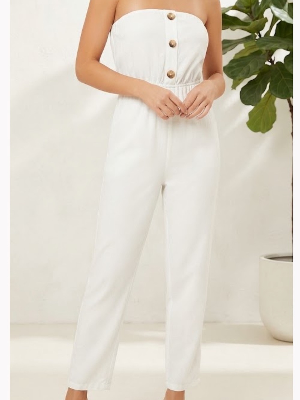 Forever‎ 21 Strapless Jumpsuit